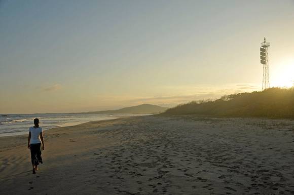 Sunset, Playa Villamil, Isabela